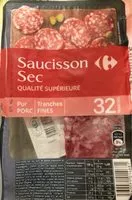 Mängden socker i Saucisson Sec