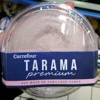 Mängden socker i Tarama extra aux oeufs de cabillaud fumés