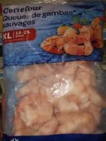 Mängden socker i Queues de gambas sauvages