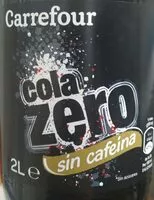 Mängden socker i Cola Zero Sin Cafeína