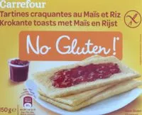 Mängden socker i Tartine craquantes au maïs et riz