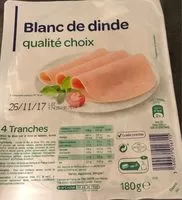 Mängden socker i Blanc de dinde Qualité choix