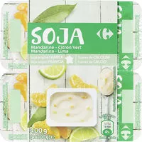Mängden socker i SOJA Mandarine Citron Vert