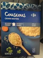 Mängden socker i Couscous grain moyen