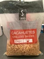 Mängden socker i Cacahuètes Grillées Salées