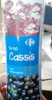 Mängden socker i Sirop cassis