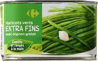 Mängden socker i Haricots verts
