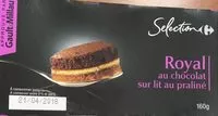 Mängden socker i Royal au Chocolat