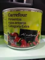 Mängden socker i Pimientos rojos enteros carrefour