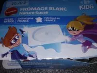Mängden socker i Fromage blanc nature sucré