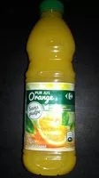 Mängden socker i Pur Jus d'orange  pressée sans pulpe