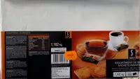 Mängden socker i Assortiment de biscuits