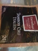 Mängden socker i Jambon cru italien