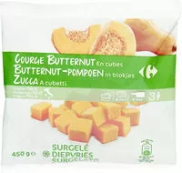 Mängden socker i Courge Butternut en cubes