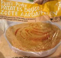 Mängden socker i Purée cuisinée à la patate douce