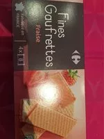Mängden socker i Fines gaufrettes goût fraise