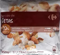Mängden socker i Assortiment de champignons
