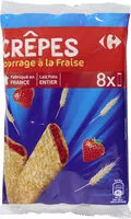 Mängden socker i Crêpes à la fraise