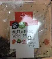 Mängden socker i Salade de millet aux légumes sans gluten