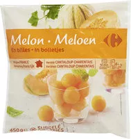 Mängden socker i Melon En billes