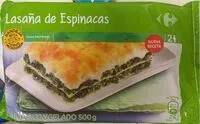 Mängden socker i Lasaña de espinacas