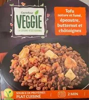 Mängden socker i Tofu nature et fumé, épeautre, butternut et châtaigne