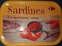 Mängden socker i Sardines sauce à la harissa