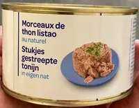 Mängden socker i Morceaux de thon listao au naturel