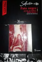 Mängden socker i Pata negra - Jamón de Bellota - 100% Ibérico