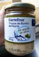 Mängden socker i Morceaux de Thon blanc à l'huile d'olive