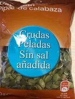 Mängden socker i Pipas Calabaza Crudas Peladas