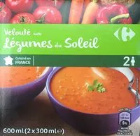 Mängden socker i Velouté Légumes du soleil