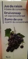 Mängden socker i Jus de raisin