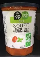 Mängden socker i Soupe tomate basilic
