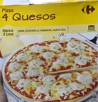 Mängden socker i Pizza 4 quesos