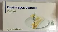 Mängden socker i Espárragos blancos medios