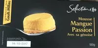 Mängden socker i Mousse Mangue Passion Avec sa génoise