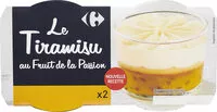 Mängden socker i Tiramisu au fruit de la Passion