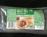 Mängden socker i 4 Muffins aux Graines