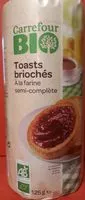 Mängden socker i toasts briochés