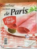 Mängden socker i Jambon de Paris cuit à l'étouffée