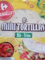 Mängden socker i Mini tortillas