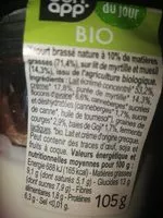 Mängden socker i Yaourt à la grecque myrtille & muesli