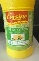 Mängden socker i Jus de citron à base de concentré
