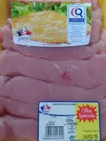 Mängden socker i Escalopes de dindes