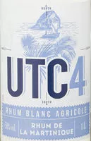 Mängden socker i UTC 4 Rhum Blanc Agricole RHUM DE LA MARTINIQUE Appellation Contrôlée