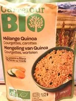 Mängden socker i Mélange Quinoa, courgettes, carottes