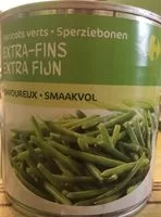 Mängden socker i Haricots verts extra fins
