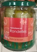 Mängden socker i Cornichons en Rondelles