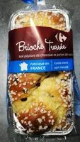 Mängden socker i Brioche tressée aux pépites de chocolat et perles de sucre